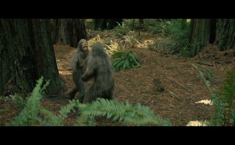 Riley Keough Breasts,  Prosthetic Scene  in Sasquatch Sunset