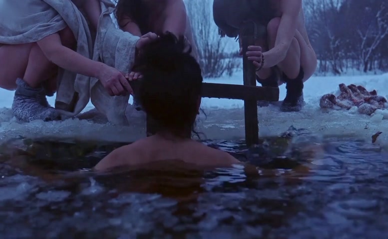 Kadi Kivilo Breasts,  Bush Scene  in Smoke Sauna Sisterhood