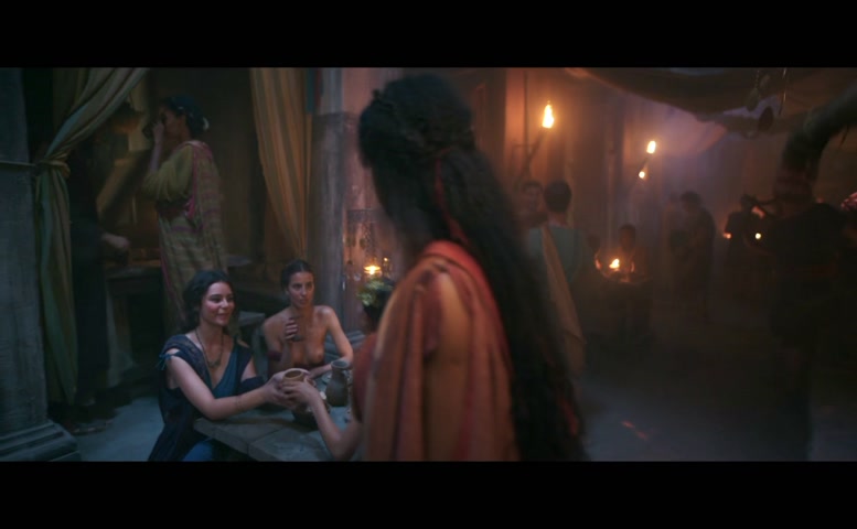 Fabiola Morabito, Vivienne Fareta Breasts Scene  in Those About To Die