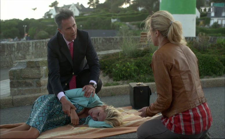 Ophelie Winter Breasts Scene  in Doc Martin