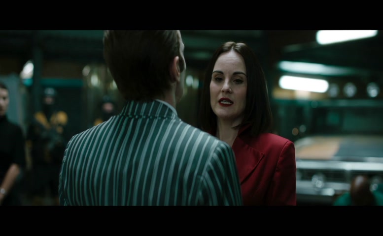 Michelle Dockery Sexy Scene  in Boy Kills World