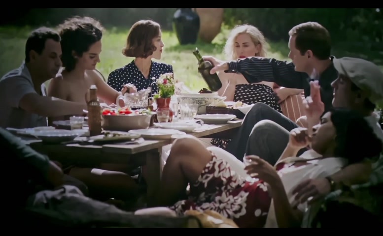 Noemie Merlant, Kate Winslet Breasts Scene  in Lee