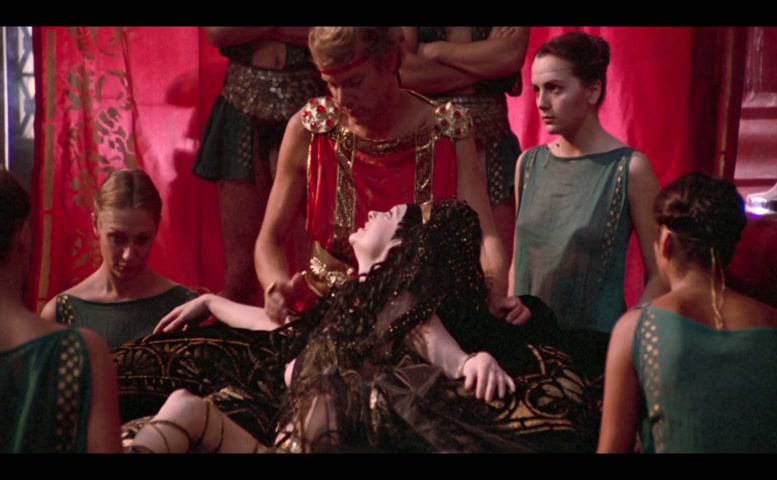 Adriana Asti Breasts Scene  in Caligula