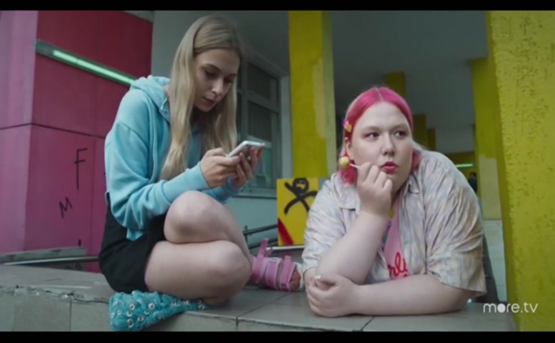 Anastasiya Krylova Butt,  Thong Scene  in Trudnyye Podrostki