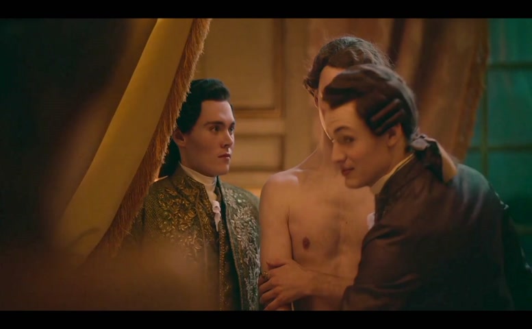 Emilia Schule Sexy Scene  in Marie Antoinette