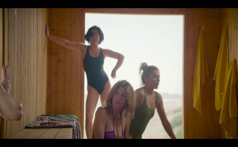 Eva Birthistle, Eve Hewson, Sharon Horgan, Sarah Greene Bikini Scene in Bad Sisters