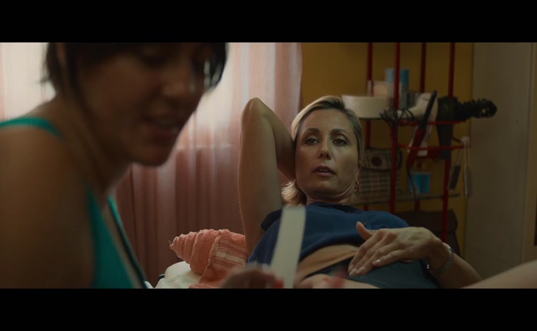 Anna Ferzetti Breasts,  Underwear Scene  in Avetrana: This Is Not Hollywood