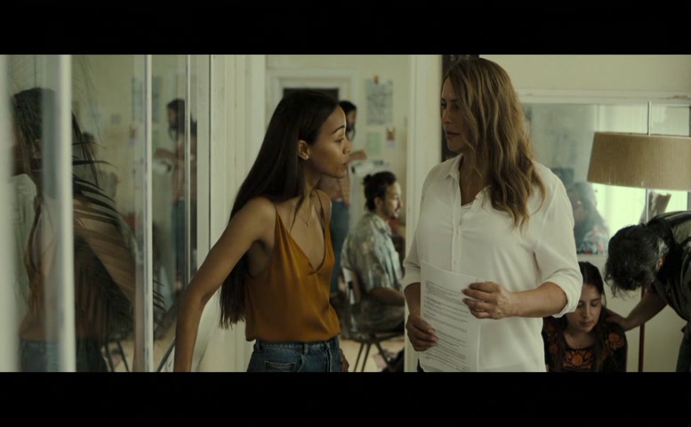 Zoe Saldana Sexy Scene  in Emilia Perez