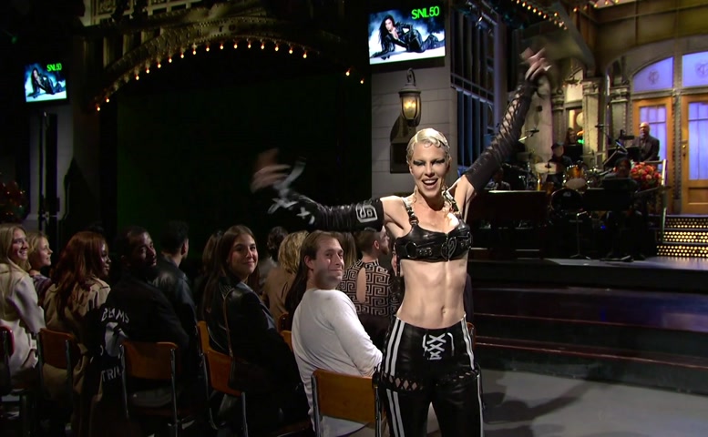 Julia Fox Underwear Scene  in Saturday Night Live