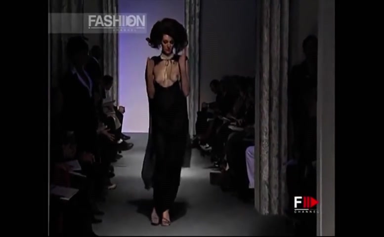 Erica Van Briel Breasts Scene in Erica Van Briel Nude Mugler Couture Spring Collection