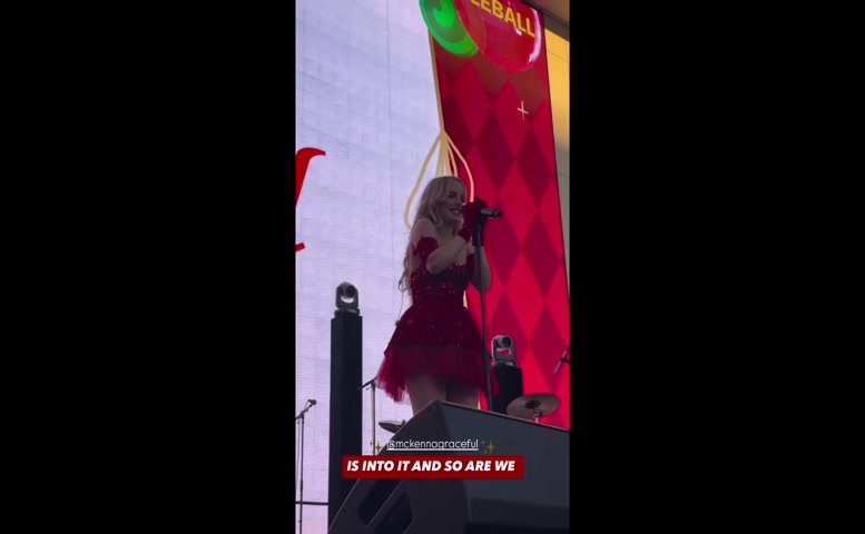 Mckenna Grace Breasts Scene in Mckenna Grace Sexy Performance In Jingle Bell Ball Outtakes