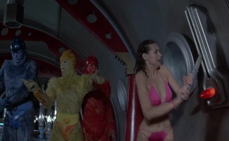 Geena Davis Bikini Scene in Earth Girls Are Easy