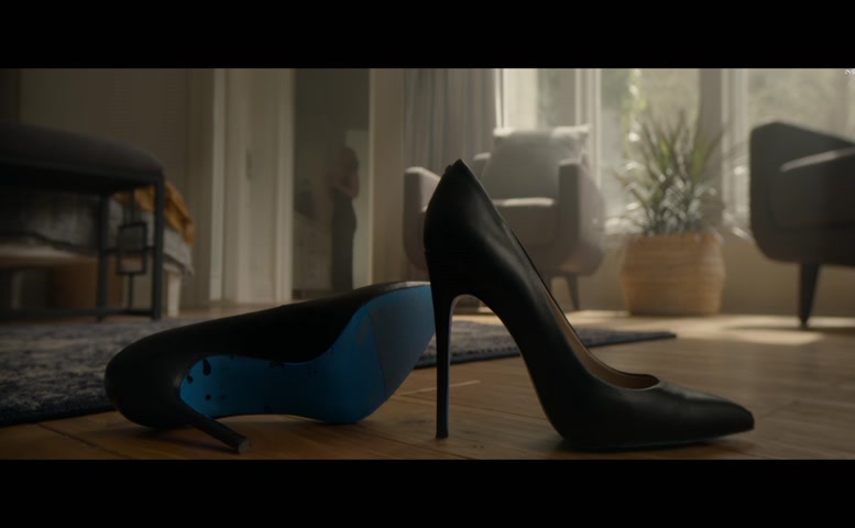 Betty Gilpin Breasts Scene in The Hunt