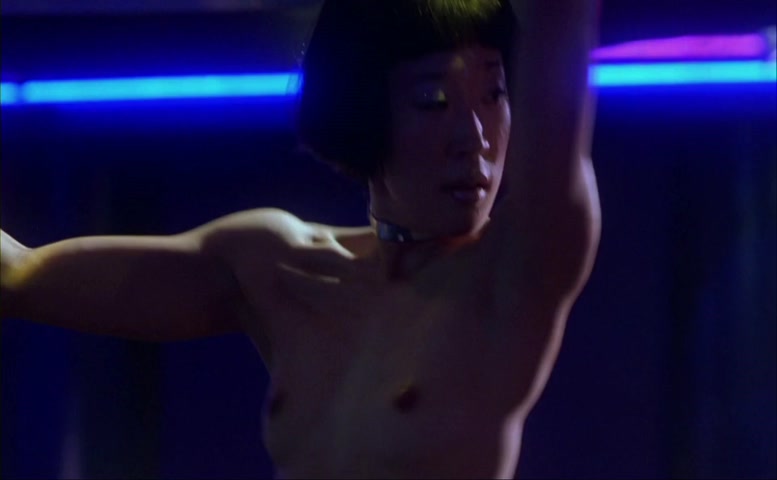 Sandra Oh Breasts, Thong Scene in Dancing At The Blue Iguana