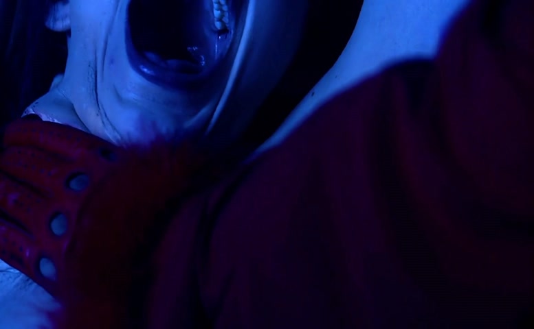 Barbara Magnolfi Breasts, Underwear Scene in Deathcember