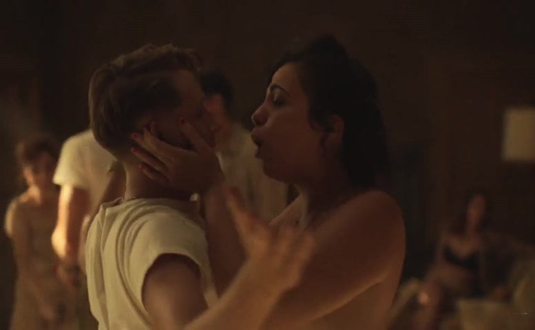 Sara Pallini Breasts, Underwear Scene in Catch-22