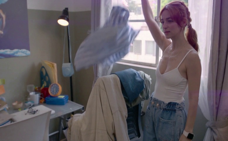 Marianna Burelli Sexy Scene in Between Walls