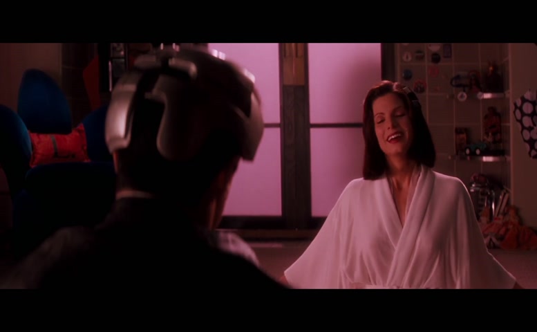 Brandy Ledford, Sandra Bullock Breasts Scene in Demolition Man