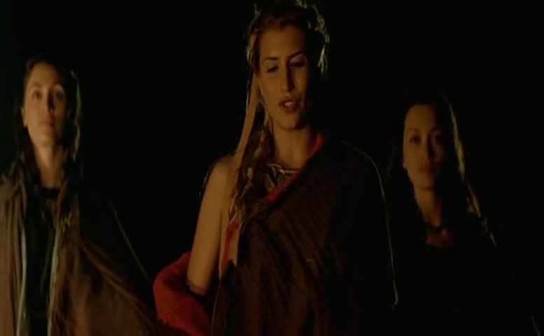 Luna Roca, Cristina Sola Breasts Scene in Lisistrata