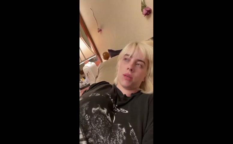 Billie Eilish Bikini Scene in Billie Eilish Tiktok