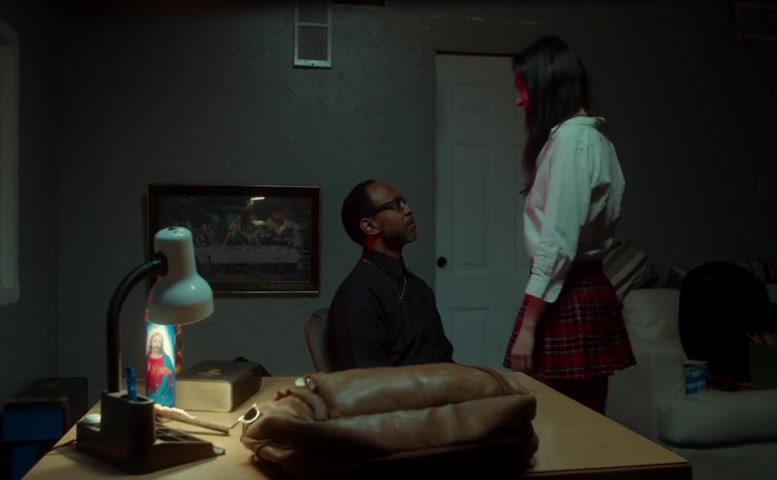 Laura Dromerick Breasts Scene in The Haunting Of La Llorona