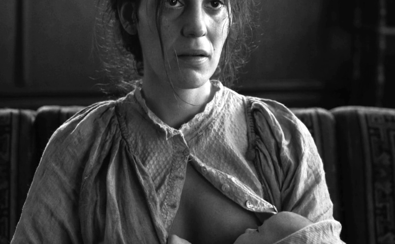 Victoria Carmen Sonne Breasts Scene in The Girl With The Needle