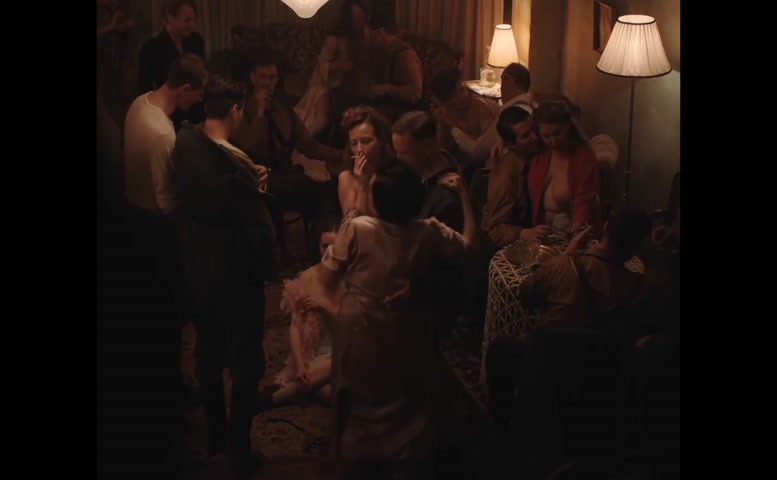 Anastasia Fein, Julia Goldberg, Iryna Lysogurska, Olga Radchuk Breasts Scene in Mariana’s Room