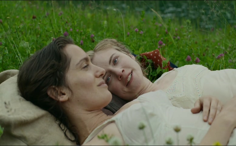 Elisa Schlott, Alma Hasun Underwear Scene in The Tasters