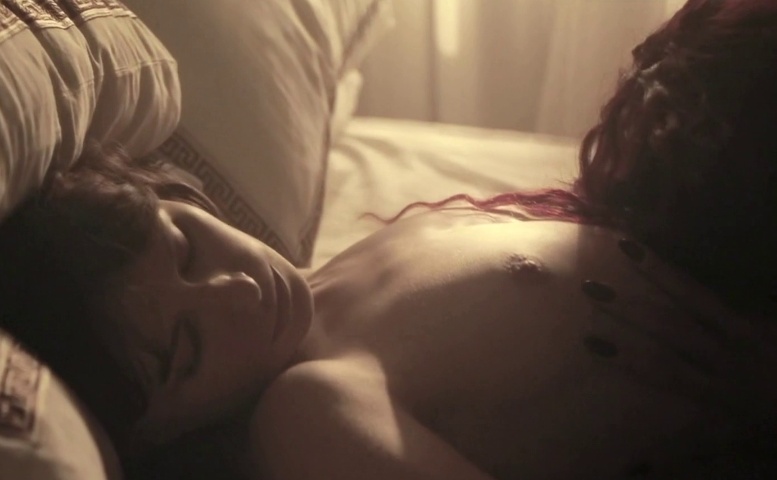 Charlotte Kirk, Anna Maria Sieklucka Breasts, Lesbian Scene in Compulsion