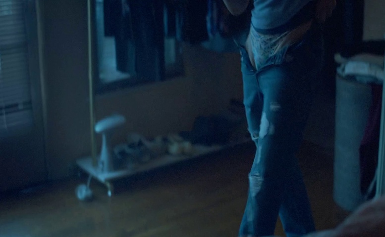 Lily James Underwear Scene in Swiped