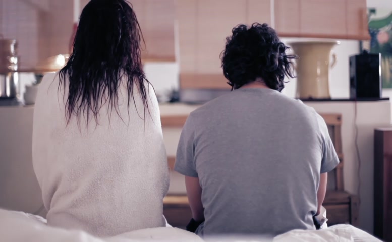 Jeanne Morel Breasts Scene in Lapin: A Strange Love Story