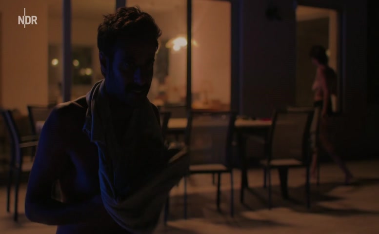 Yuval Levi, Liliane Amuat Breasts, Bikini Scene in Salty Water