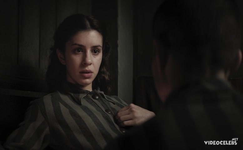 Anna Prochniak Breasts Scene in The Tattooist Of Auschwitz