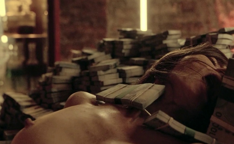 Amparo Noguera Breasts, Underwear Scene in Baby Bandito