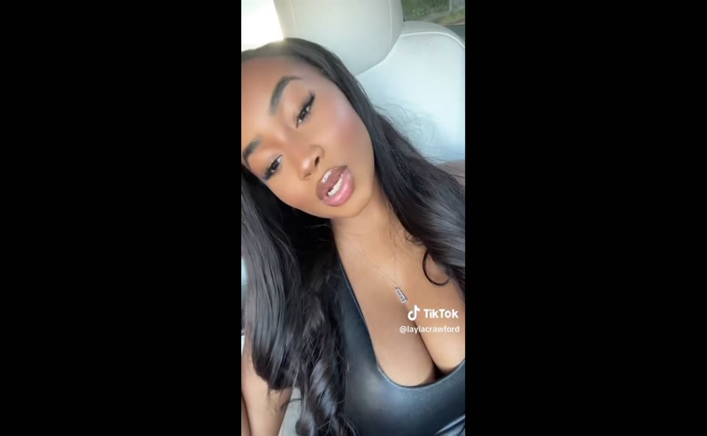 Layla Crawford Breasts Scene in Instagram / Tiktok