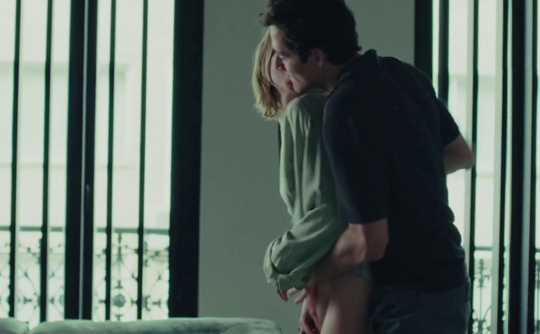 Svenja Jung Bush Scene in Naked