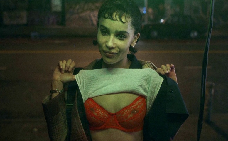 Zoe Kravitz Underwear Scene in Caught Stealing