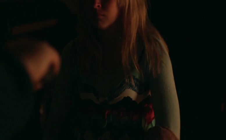 Izel Bezuidenhout Breasts, Underwear Scene in Flatland