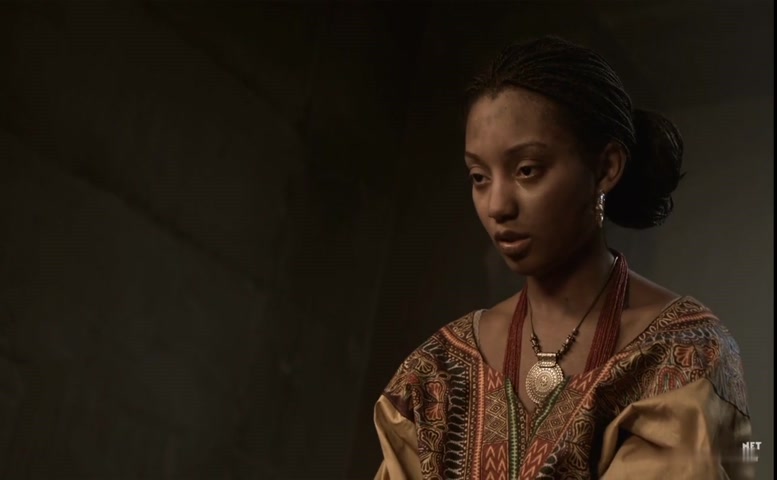 Rungano Nyoni Breasts Scene in Iron Doors
