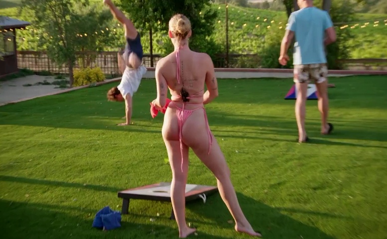 Audrey Lingle, Natalie Maguire, Angelica Jensen and Demy Selem Bikini, Thong Scene in Vanderpump Rules