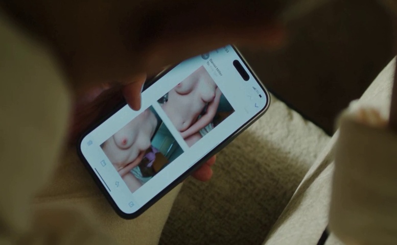 Miriam Petche Body Double, Breasts Scene in Industry