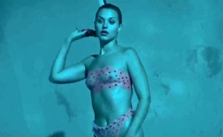 Ester Exposito and Mirela Balic Underwear, Thong Scene in The Talent