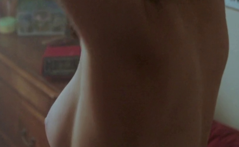 Morjana Alaoui Breasts, Underwear Scene in Broken